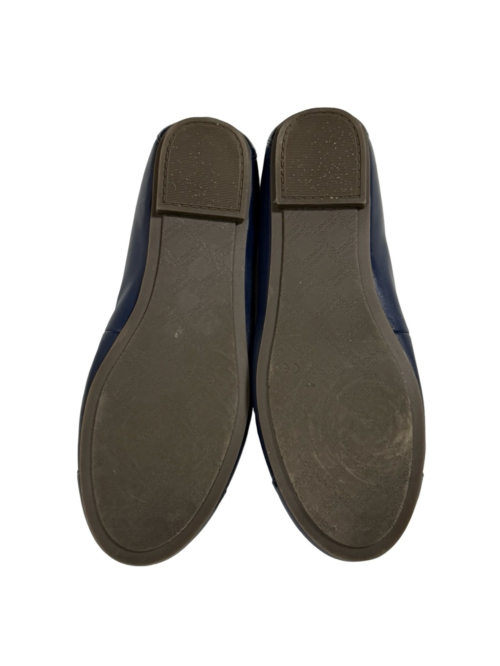 Vionic Minna Ballet Flats Navy Leather Patent Cap Toe Comfort Shoes Womens 7.5 - Picture 10 of 11